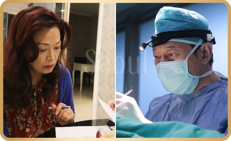 首爾醫美自體脂肪豐頰_諮詢過程