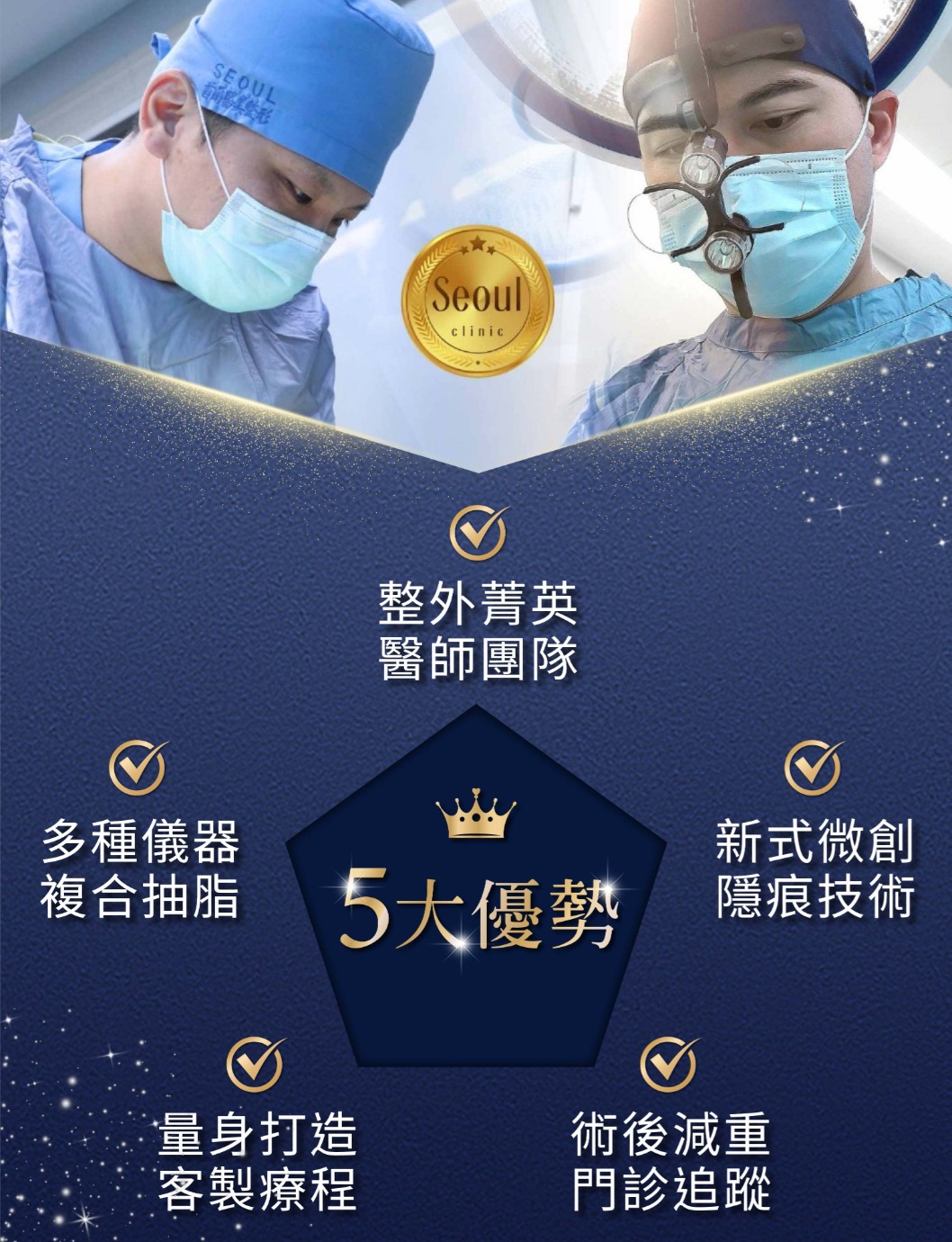 台中抽脂-三合一抽脂五大優勢-首爾美學診所