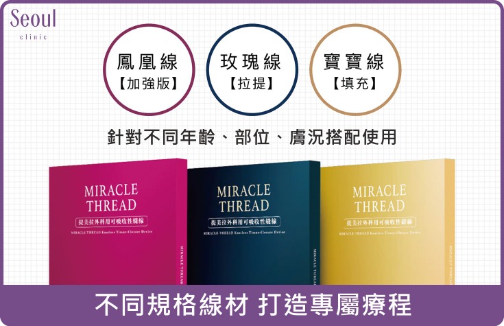 提美拉三代-3種線材規格-首爾醫美診所